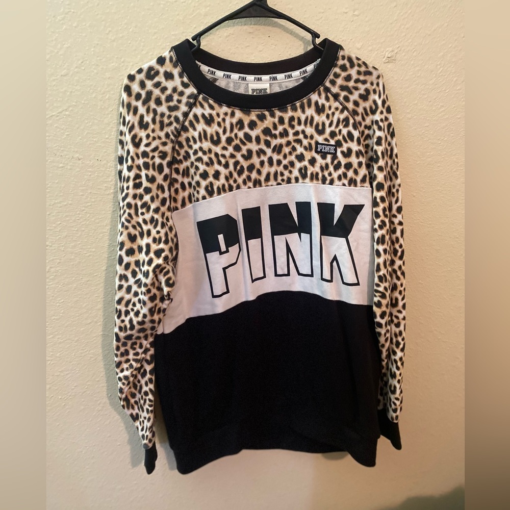 Victoria’s Secret Cheetah print sweatshirt